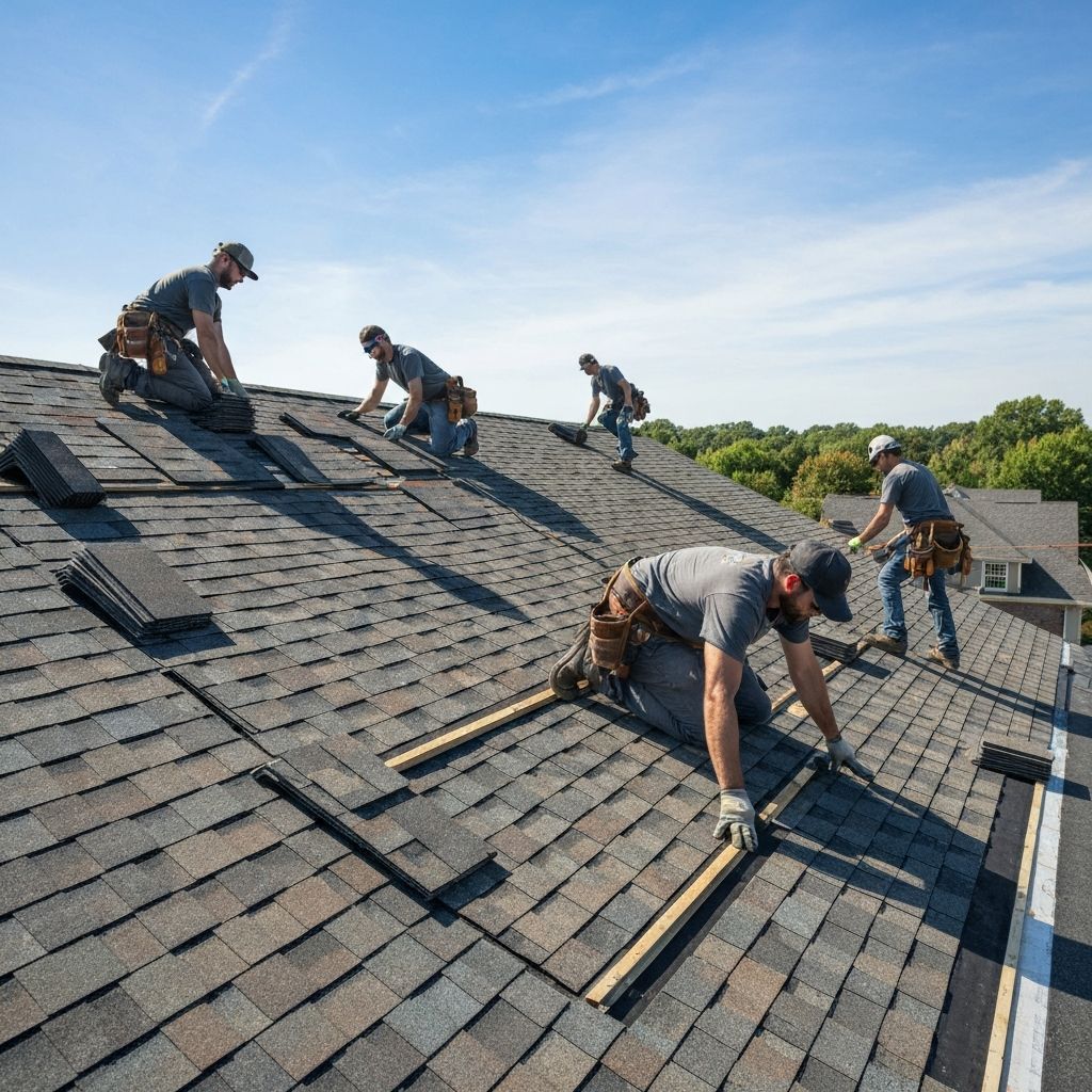 Professional roof inspection