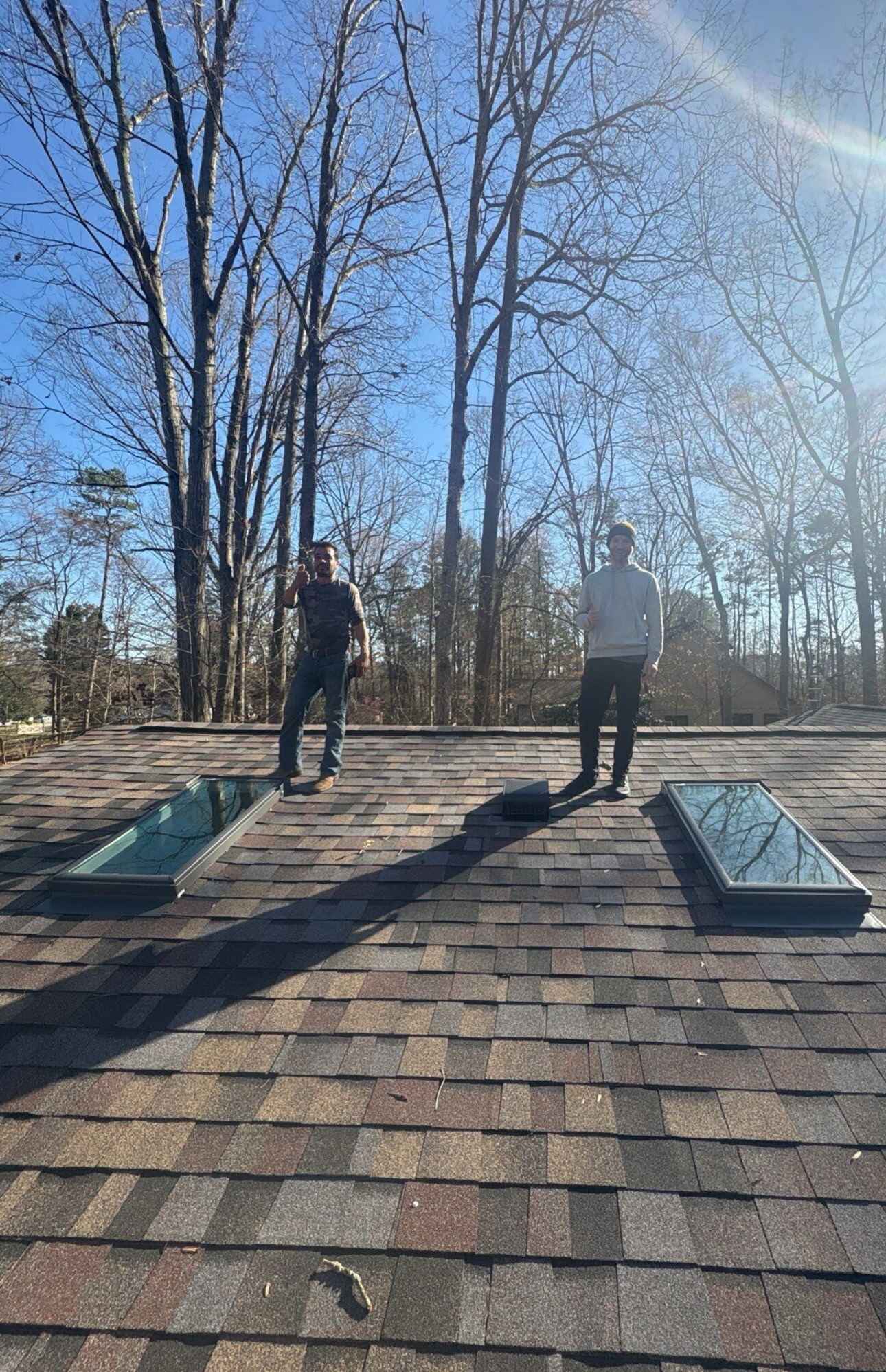 Professional skylight installation in Davidson, NC home