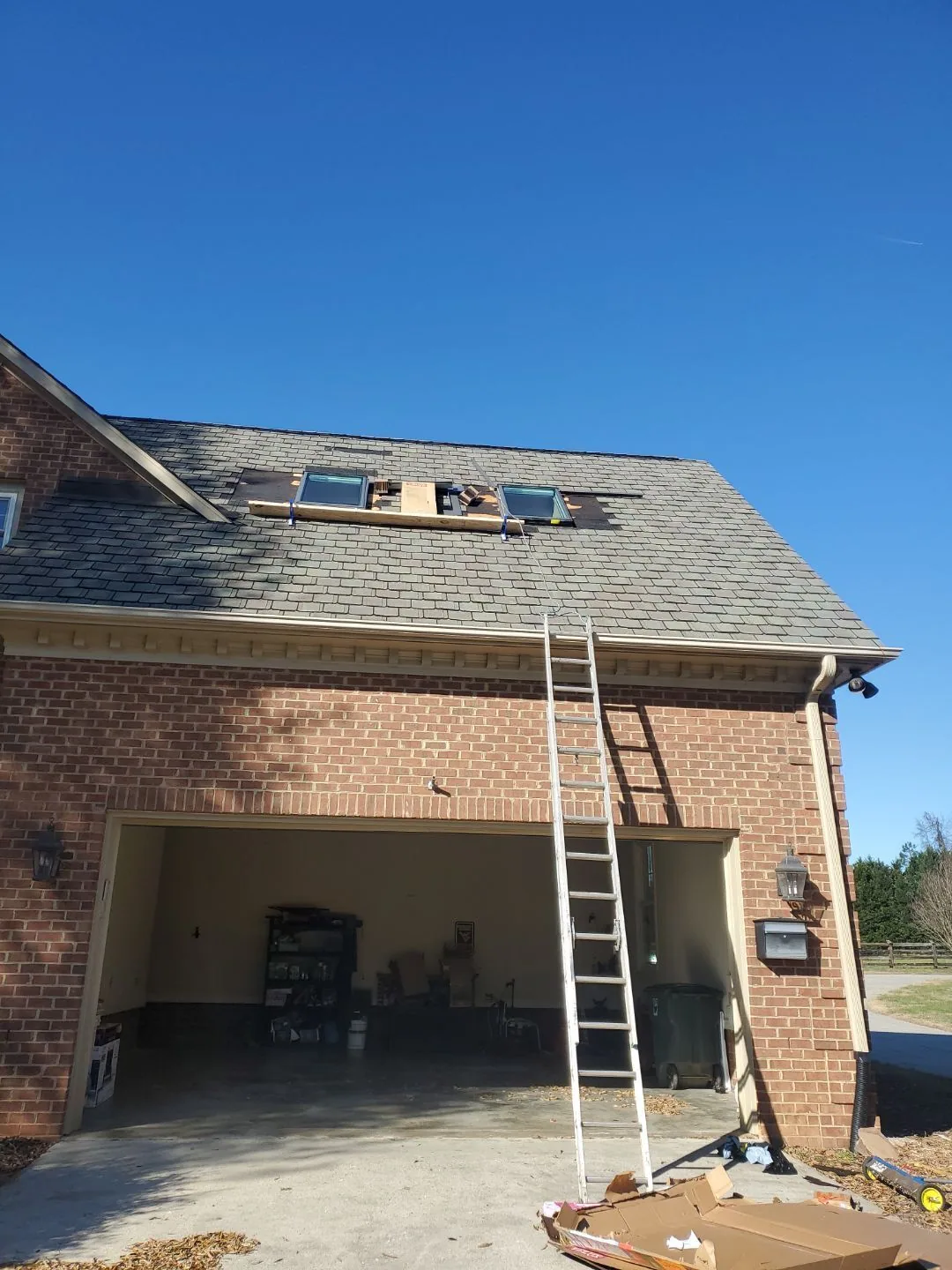 Velux skylight installed in Catawba County residence