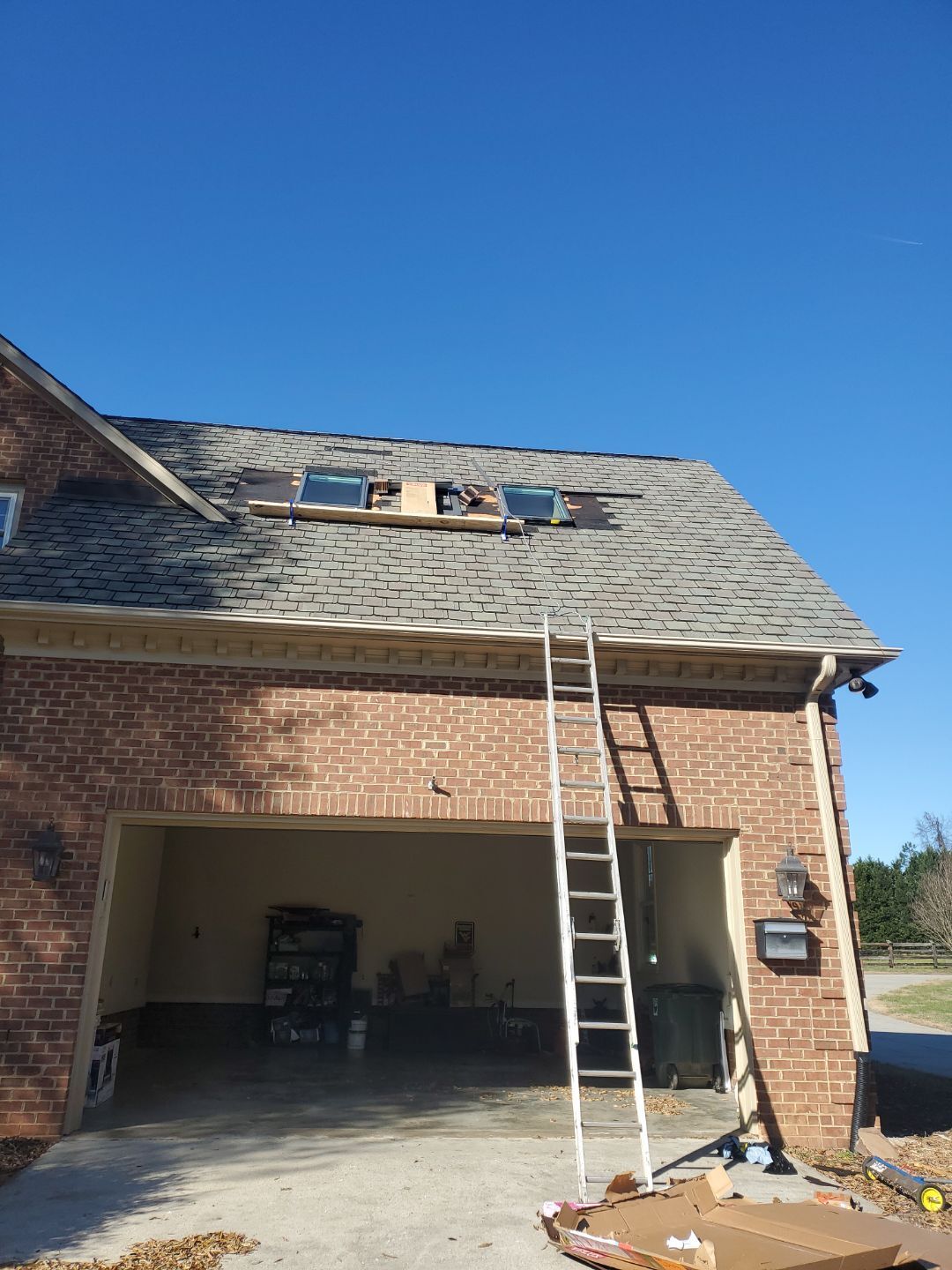 Velux skylight bringing natural light to Davidson residence